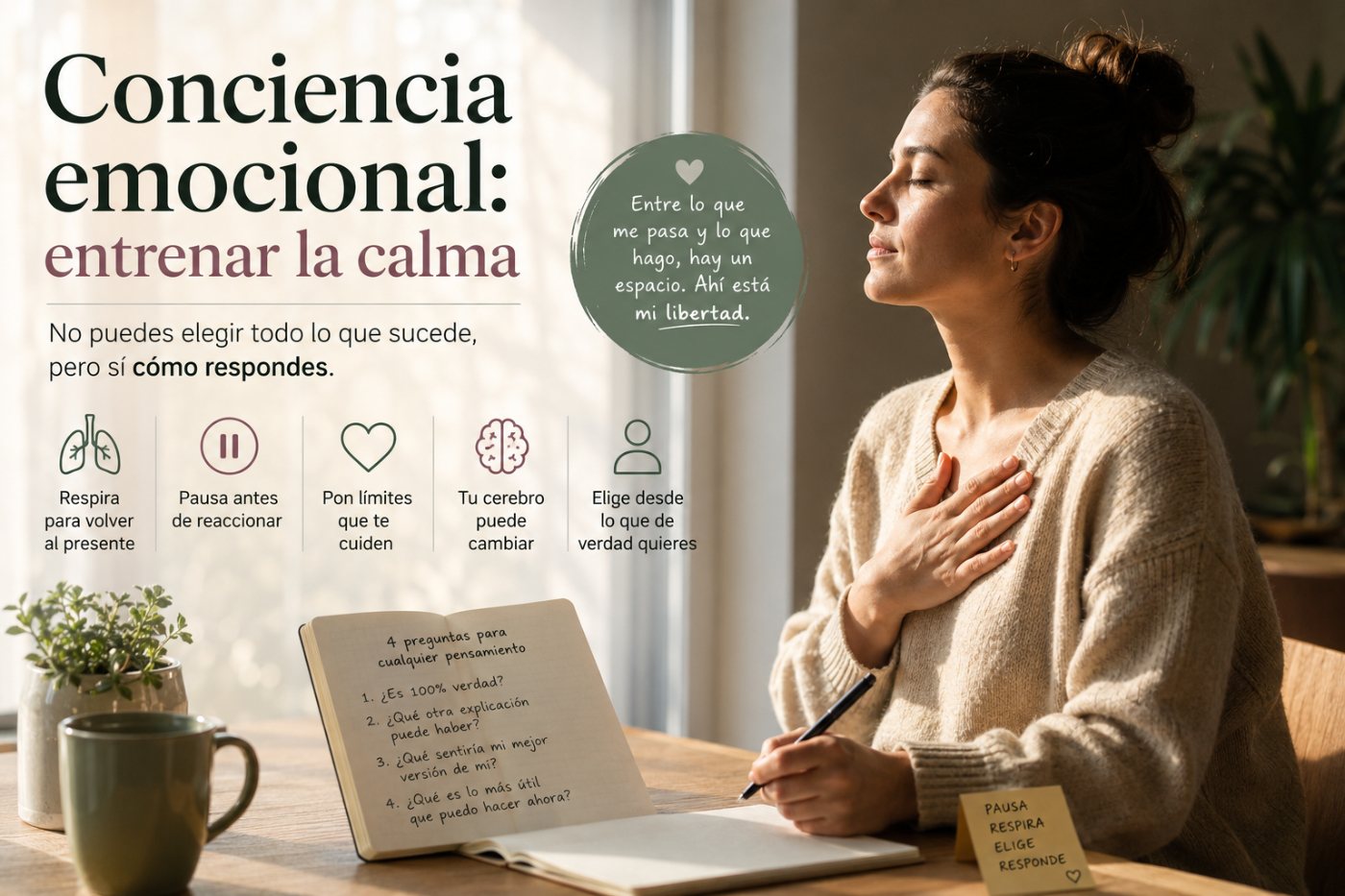 Conciencia emocional: entrenar la calma